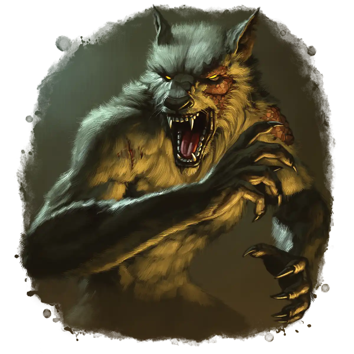 Werewolf with Skin Disease