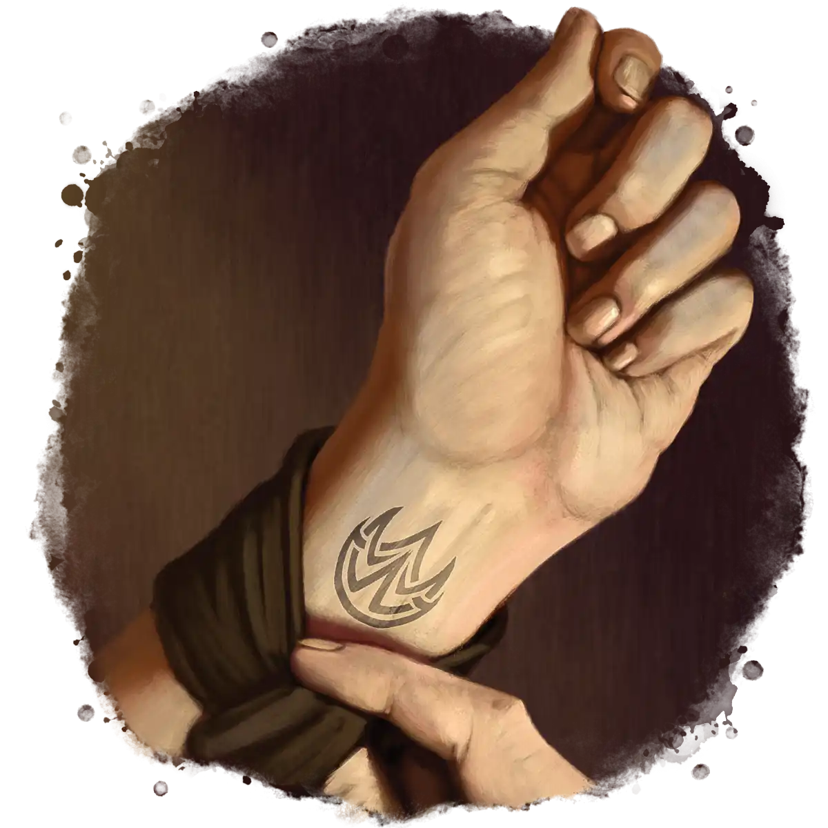 Claws of Flame Wrist Tattoo Revealed