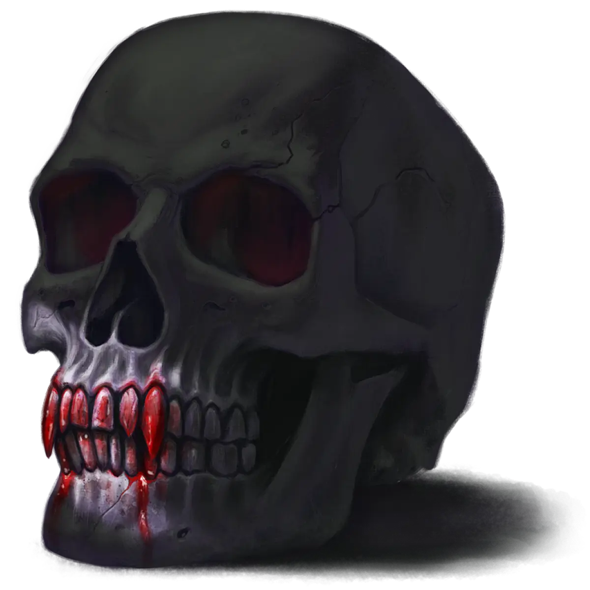 Bloody Vampiric Skull